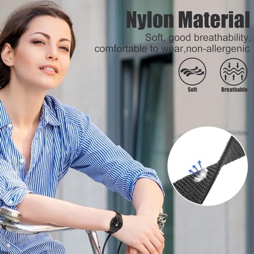 Niboow QuickFit 22mm Nylon Strap for Garmin Fenix 8/FenixE 47mm/Fenix 7 Pro Solar/Fenix7/Epix 2 Pro 47mm - Image 4