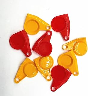 Generisch 10 tapas antipolvo para cabezal de embrague, color rojo y amarillo