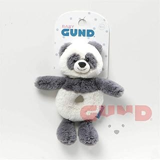 Baby GUND Baby Toothpick Cooper Panda Rattle Plush Stuffed Animal, Blue, 7.5