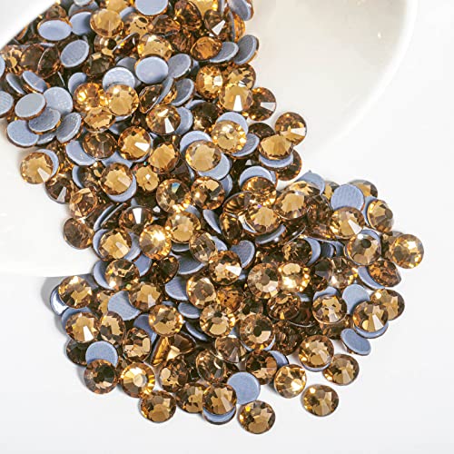 Beadsland Hotfix Rhinestones, 1440pcs Flatback Crystal Rhinestones for Crafts Clothes DIY Decoration Light Colorado Topaz - Image 2