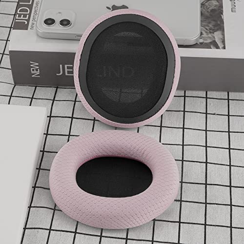 Geekria NOVA Mesh Fabric Replacement Ear Pads Compatible with Sony WH-CH700N, WH-CH710N, WH-CH720N Headphones, Ear Cushions (Pink) - Image 4