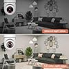 VCY 3MP Light Bulb Security Camera, WiFi 1080P Wireless Camera with 360 Degree View, Motion Detection Alarm, Night Vision, Two-Way-Talk for Indoor Home Security, E27 Socket