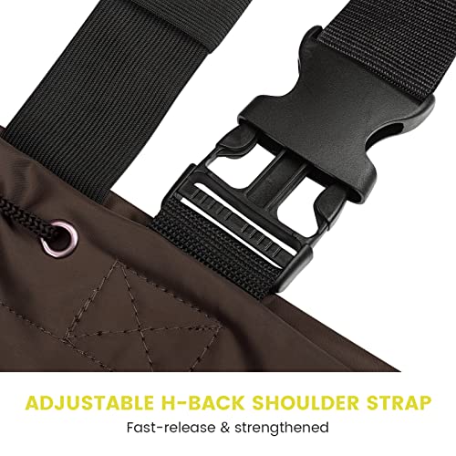 Gonex Chest Waders Hunting Fishing Waders For Men Women Waterproof 70D Nylon Wader For Duck Hunting Fishing Green/Brown #TOP4