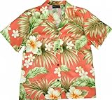 RJC Womens 1X to 3X Plus Full Bloom Tropical Camp Shirt