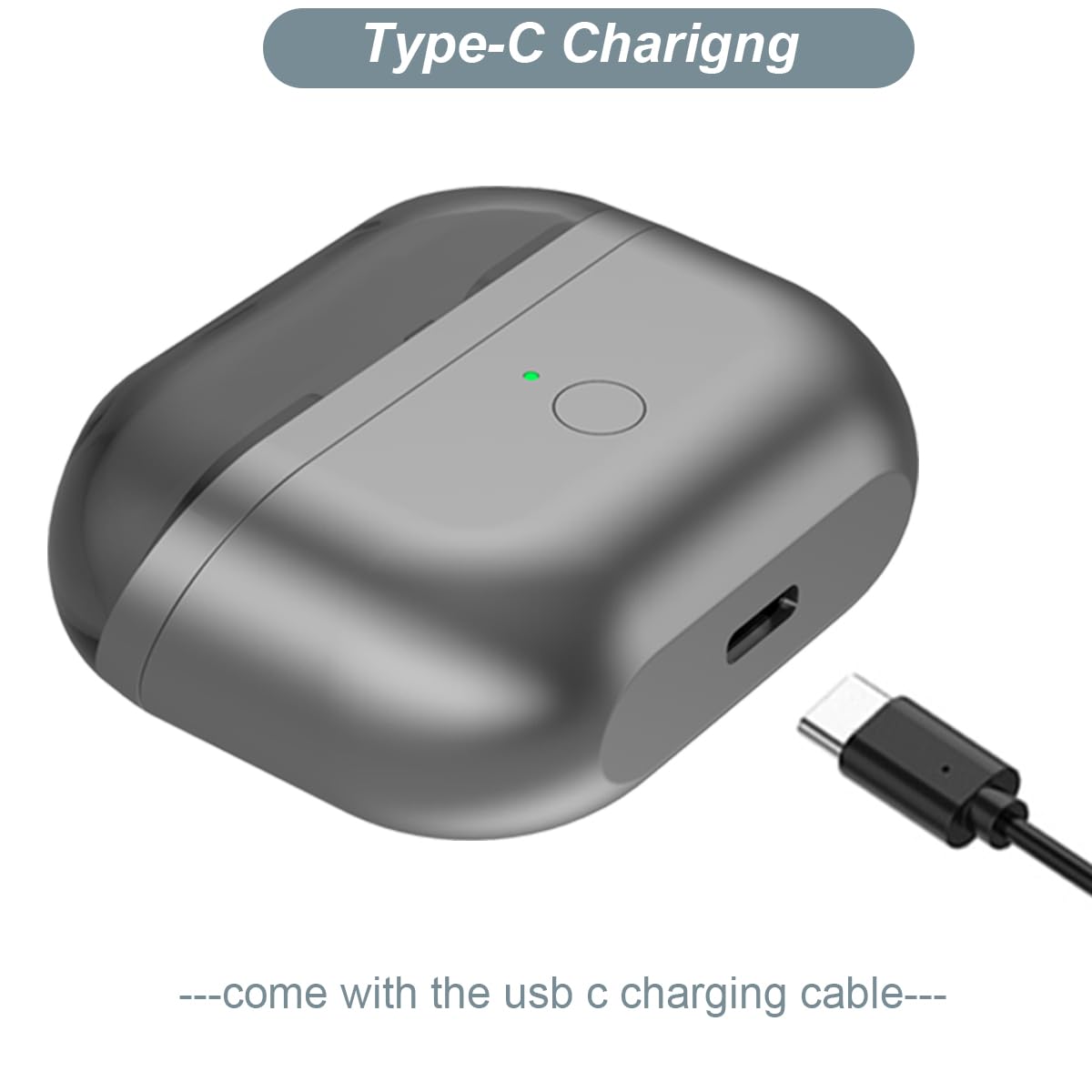 Étui de chargement pour Galaxy Buds 3, étui de chargeur portable pour écouteurs Samsung AI (pour Galaxy Buds 3 (SM-R530))