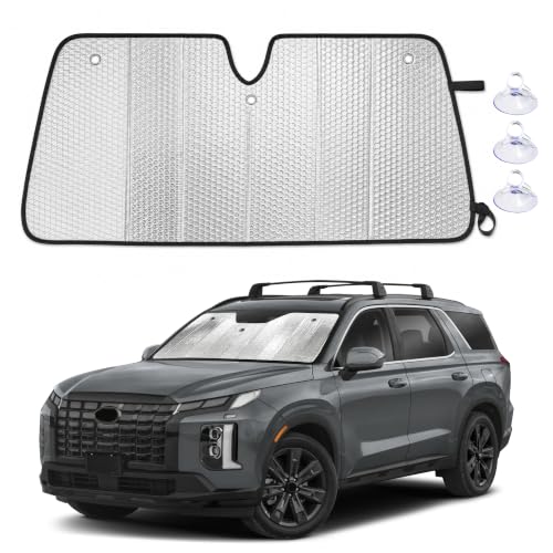 Image of EcoNour Foldable Sun Shade Fit for Hyundai Palisade 2020-2024 2025 2026