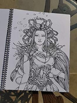 Paperback Biringan: The Invisible City, Adult Coloring Book, Spiral Bound, Perforated Pages, Single Sided Printing Book