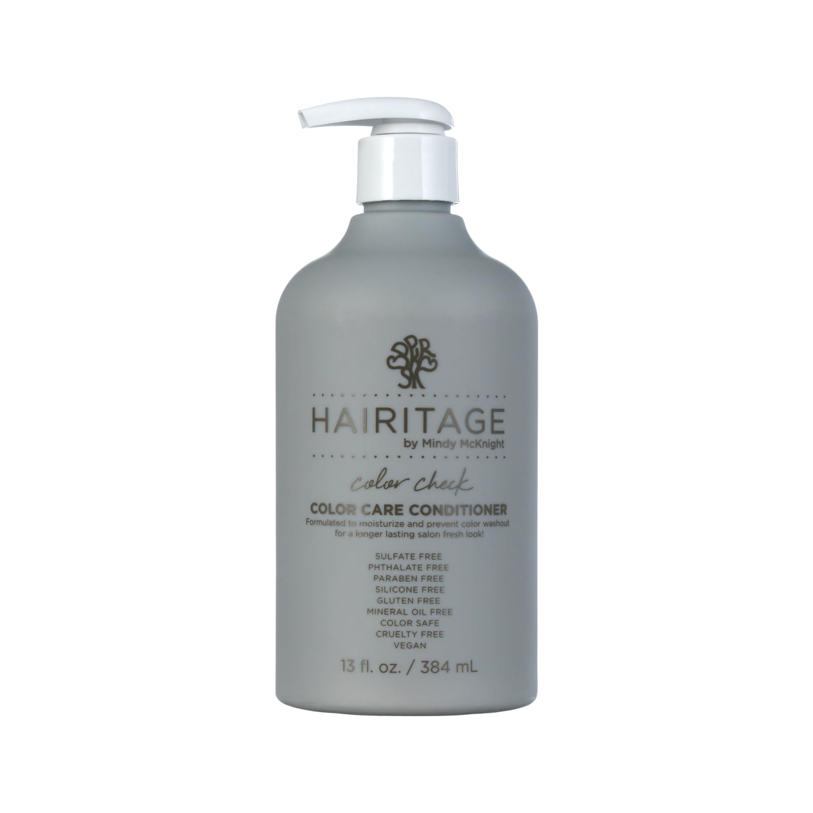 Hairitage Color Check Moisturizing Conditioner - UV Protection for Color Treated Hair - Prevent Color Washout + Fading - Forumated with Elderberry + Passionfruit Seed Oil, 13oz