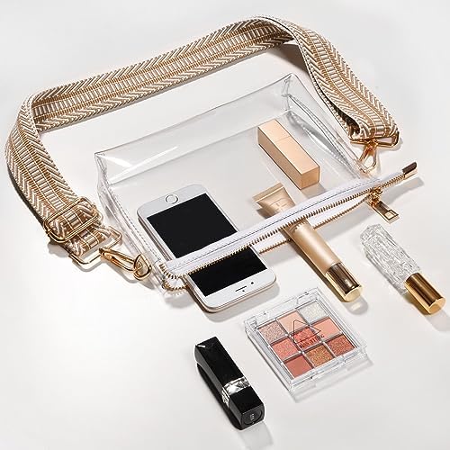 BS-VOG Clear Purse for Stadium Events, Clear Bag for Women Adjustable Strap — view 5