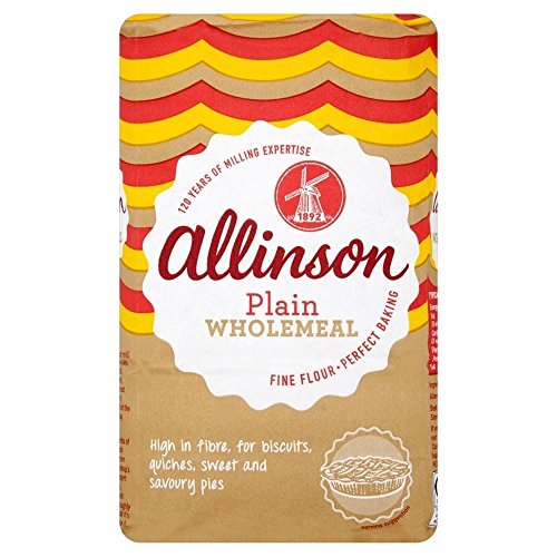 Allinson Wholemeal Plain Flour (1Kg) - Pack of 2 image 2