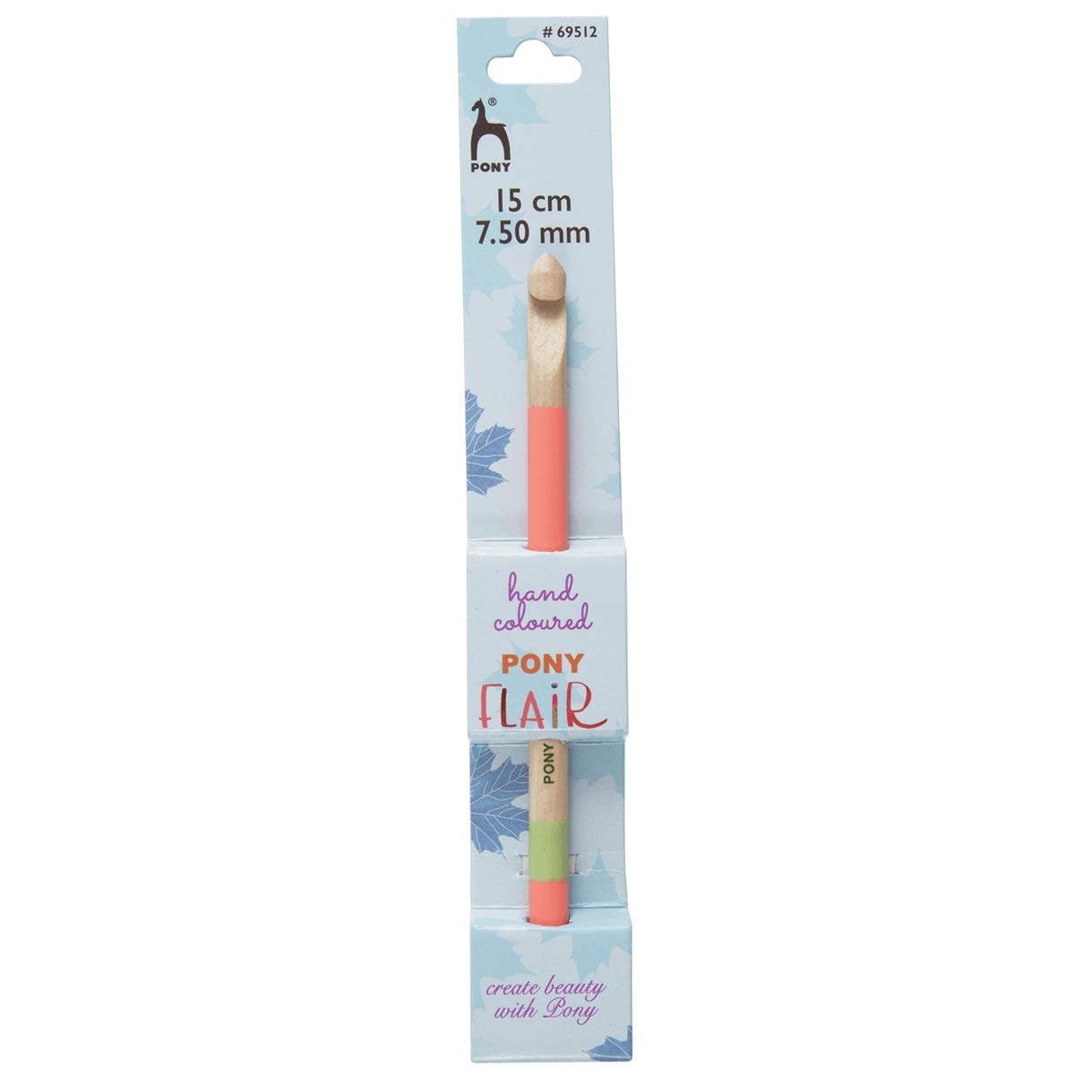 Pony Flair Hand Colored Crochet Hook - 15CM (7.50MM)