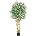 Nearly Natural 5213 Weeping Ficus Silk Tree, 6-Feet, Green
