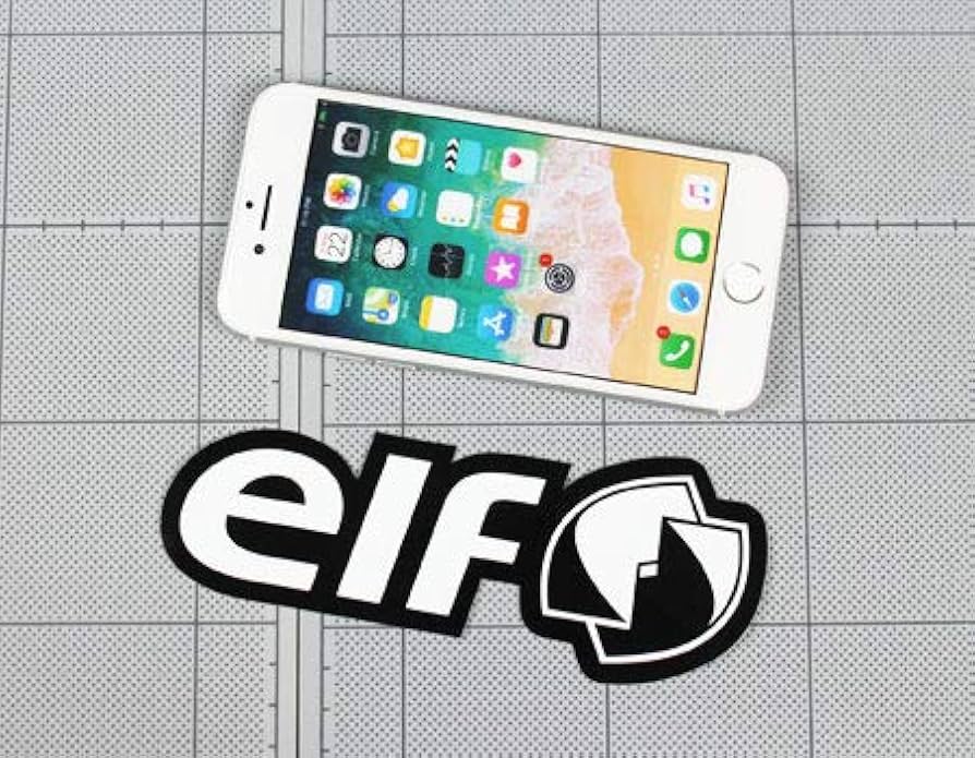 elf エルフ ロゴステッカー 東洋マーク elf エルフ ステッカー 60mm×150mm R-632 : あるふぁ