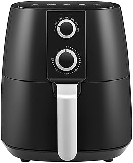 CLIPOP Air Fryer Home Use Energy Saving Airfryer with Rapid Air Circulation, inc Air Fry, Bake and Roast, Air Fryers Oven, Oil Free Hot Cooker, Nonstick Basket, 3.8L, Black 1450W
