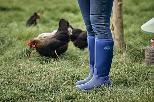 Grubs Frostline Damen-Neopren-Klassikstiefel, 5 mm isolierte, wadenhohe Schuhe, wasserdichte lange Gummistiefel, bequeme Schuhe mit TRAX™-Grip, Outdoor-Stiefel für kaltes Wetter von -20 °C bis +20 °C