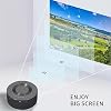 Mini Projector, 1080p Portable Small Video Projector Home Theater LED Movie Projector with Same Screen Function Built in Speaker for IOS for Android