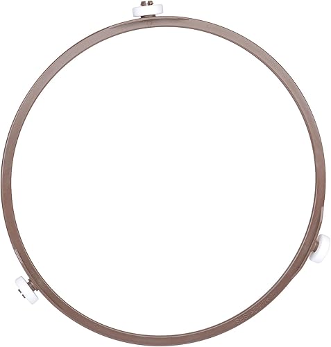 Miniatura 13 de Anillo giratorio de microondas de 8.8 pulgadas con rodillos de 0.591 in, soporte de bandeja para horno de microondas, anillo de rodillo giratorio