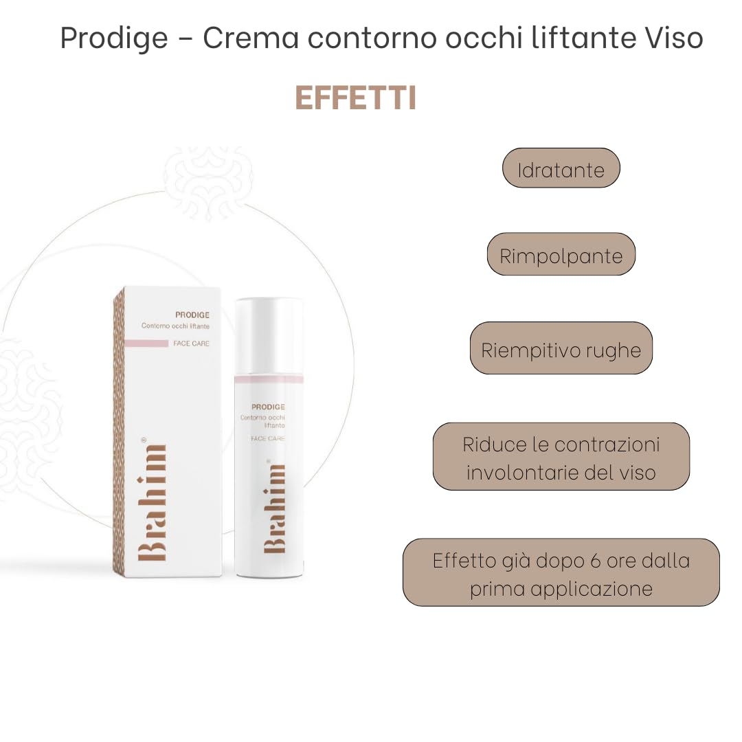 Brahim® Prodige – Crema para contorno de ojos liftante 30 ml Línea Filler Facial