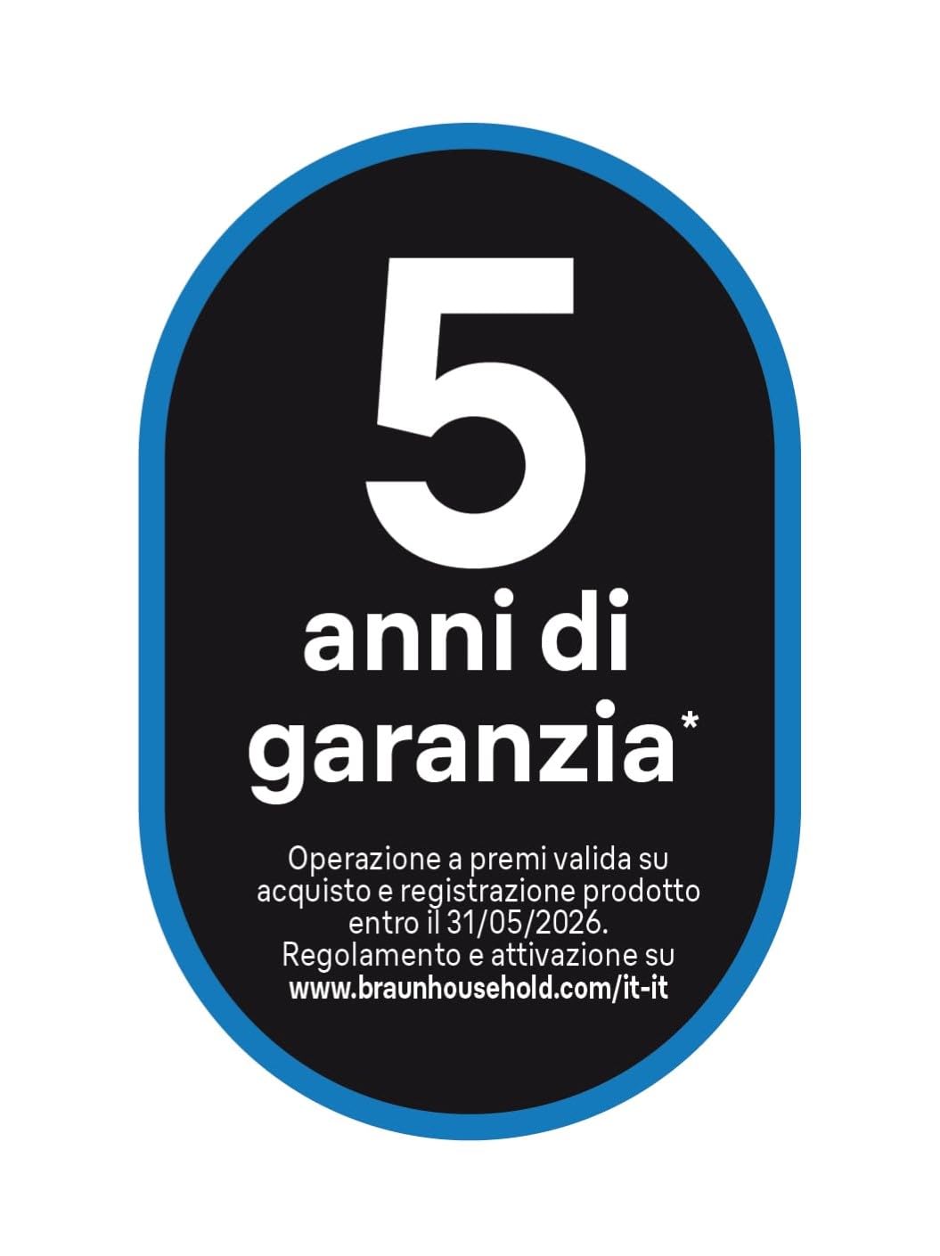 Braun IS2143BL CareStyle Compact Ferro da Stiro con Caldaia, 5 ANNI DI ASSISTENZA, Piastra EloxalPlus, Facile decalcificazione, Colpo Vapore 420g/min, Serbatoio 1.5L, Risparmio energetico, Bianco/Blu
