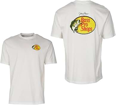 Amazon.co.jp: Bass Pro Shops Logo T-Shirt White White Large