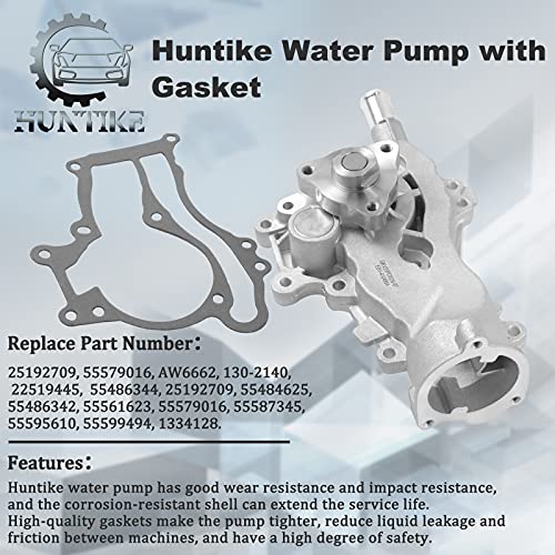 Huntike AW6662 Water Pump With Gasket for GM 1.4L Turbo Engines - Image 4