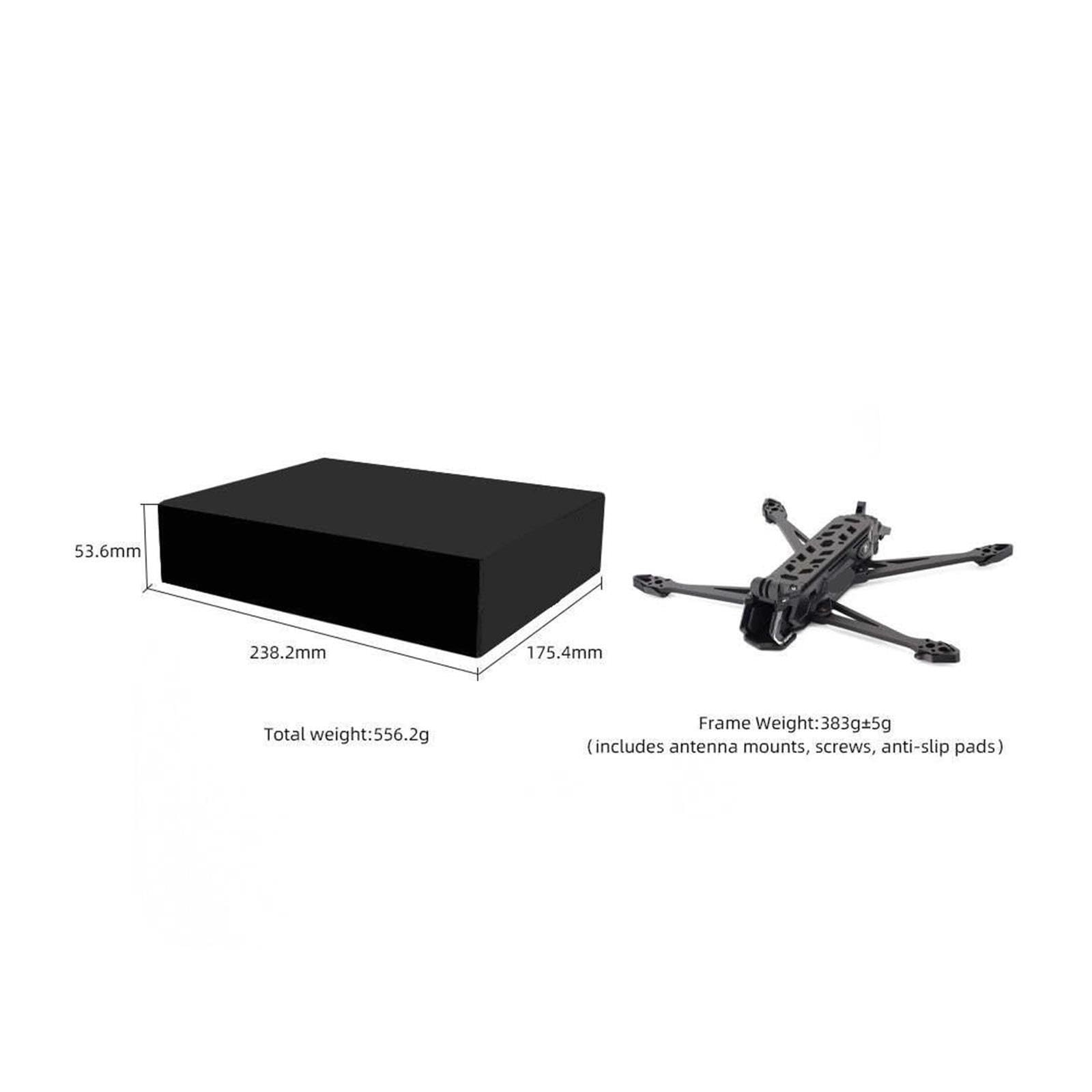 Kit marco fibra carbono Rekon7 PRO V2 7 pulgadas