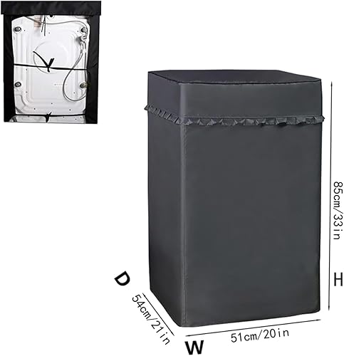 Miniatura 2 de Cubierta portátil para lavadora y secadora, cubierta para lavadora y secadora, a prueba de polvo, impermeable, protector de electrodomésticos