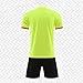 Boys Soccer Clothes Short Sleeve Loose Gradient Tshirt + Shorts Kids Girls Training Athletic Tracksuit Outfits for 5-13 Years