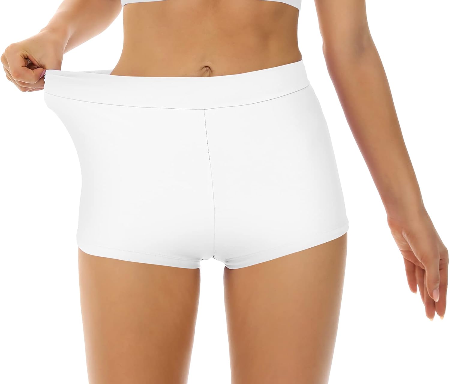 Bellecarrie Women's Swim Shorts High Waisted Bathing Suit Bottoms Tummy Control Swim Boyshorts Full Coverage Boardshort - Image 5