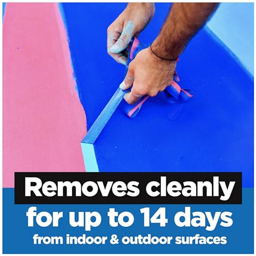 Image of ScotchBlue Original Multi-Surface Painters Tape, 1 Inch Wide (0.94 in. x 60 Yds), 6 Rolls, Blue Paint Tape Protects Surfaces and Removes Easily, Masking Tapes for Indoor and Outdoor Use (2090-24EP6)