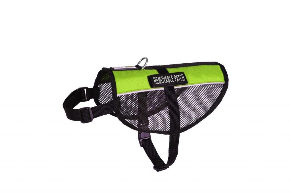 Deaf Dog Service Dog mesh Vest Harness Cool Comfort. Purchase Comes with 2 Reflective Deaf Dog Removable Patches. Please Measure Your Dog Before Ordering