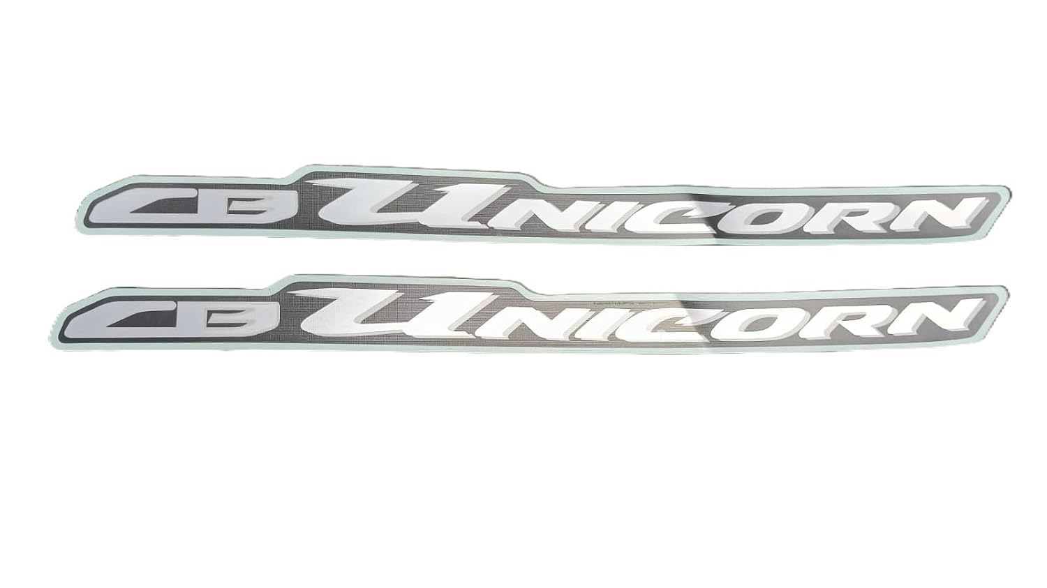 A.K Rear Tail Set/SEAT Firing STIKR for CB Unicon (Silver STEKR) 1SET | Set of 2 Stickers, Bike Decal, Easy Application, Vibrant Red Colour, Exact Fit Design | Bike Decal, Vibrant Red Colour, Easy Application, Exact Fit Design-image-46