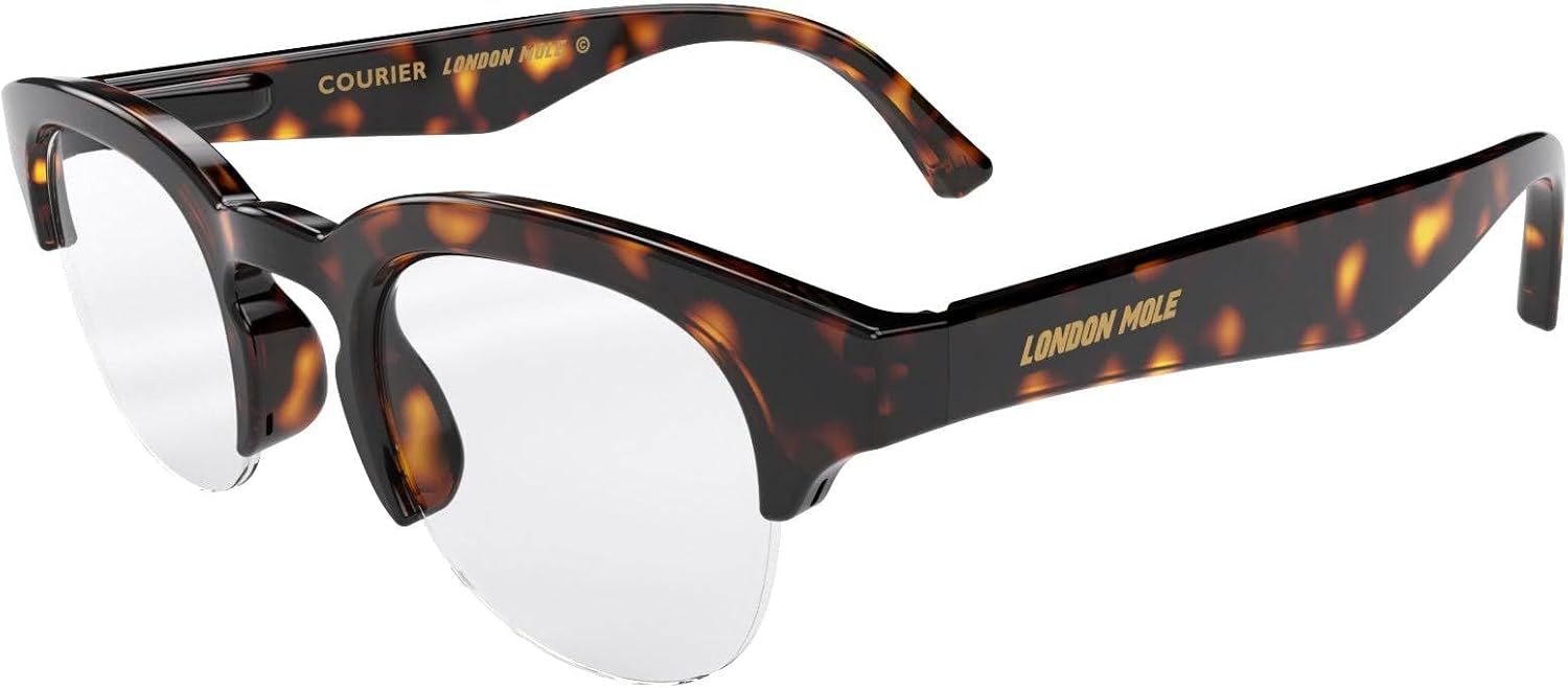 LONDON MOLE® Courier reading glasses | Modern vintage browline readers | Men’s Women’s Unisex | Spring hinges - Image 3