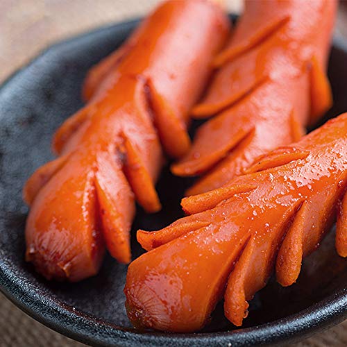 Madamera Organic Chicken and Pork Sausage, 20 Pcs/box Delicious Hot Dog, Ready to Eat, Low Carb, Perfect Snack for Adults and Children, Work, Parties (Spicy) - Thumbnail 3