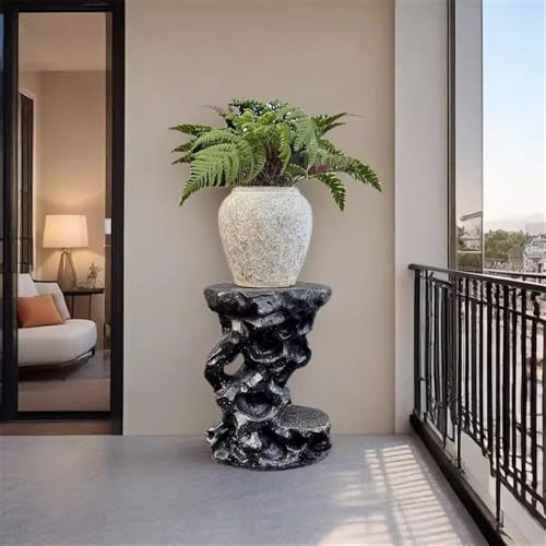 Support d'extérieur en résine imitation roches pour bonsaï et jardin - 4