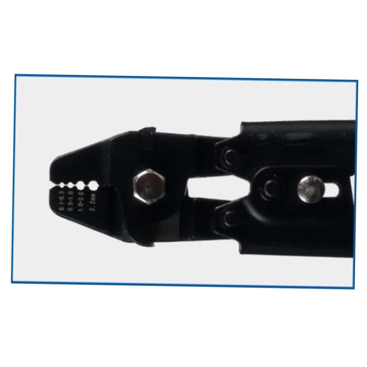 GALPADA 1pezzi Pinza Crimpatrice Per Funi Con Blocco Di Sicurezza Acciaio Al Carbonio Anticorrosione e Manico Antiscivolo Con Manicotti Ad Anello in Alluminio Per Cavi Da Strumenti Profess
