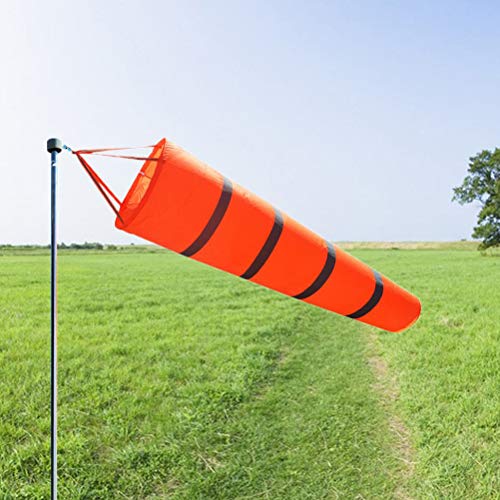 Manica A Vento 100 Cm - Indicatore Direzione Vento, Poliestere Riflettente - Per Meteorologia, Agricoltura, Industria - Foto 13