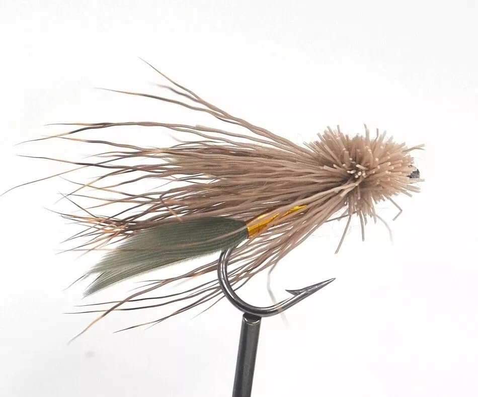 Deer Hair Gold Trout Fly Fishing Muddler Minnow Lure Steamers Fishing Flies