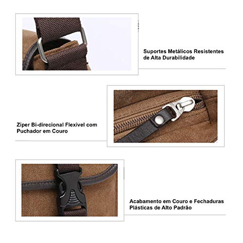 Bolsa Tiracolo Masculina Mensageiro Transversal Carteiro