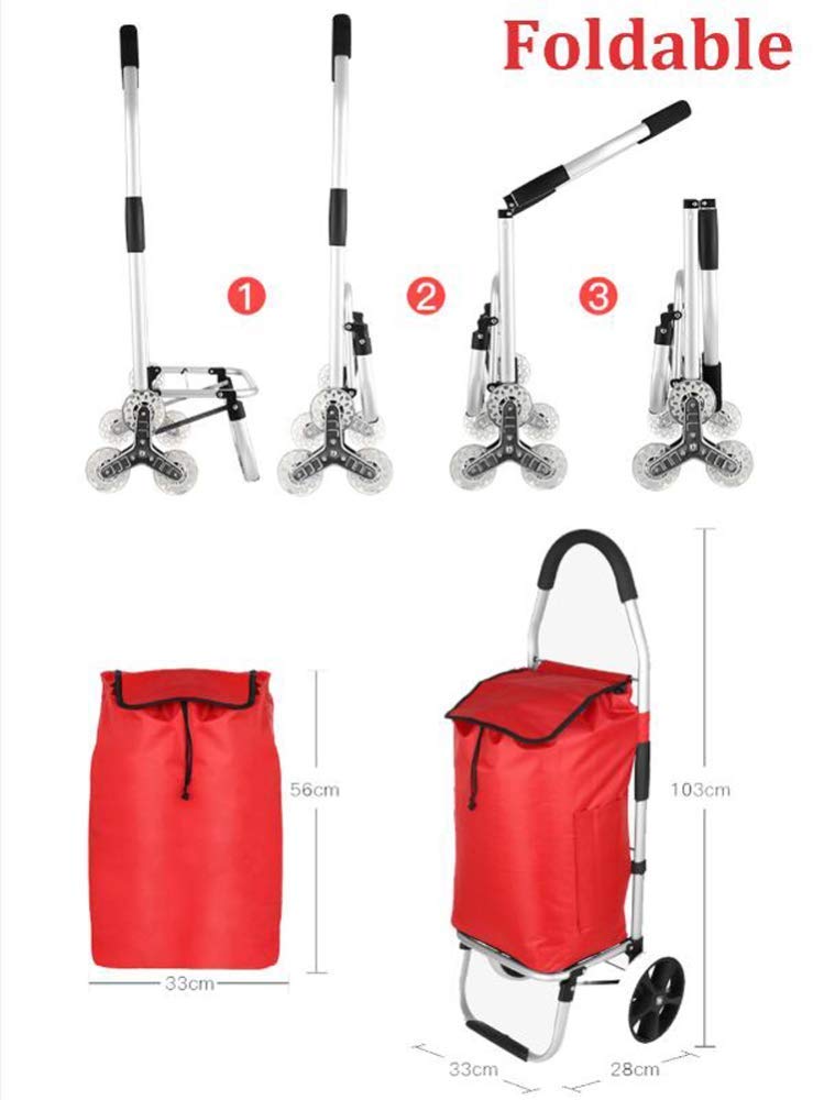 Amazon.co.jp: ショッピングトロリー、折りたたみ式ショッピングカート