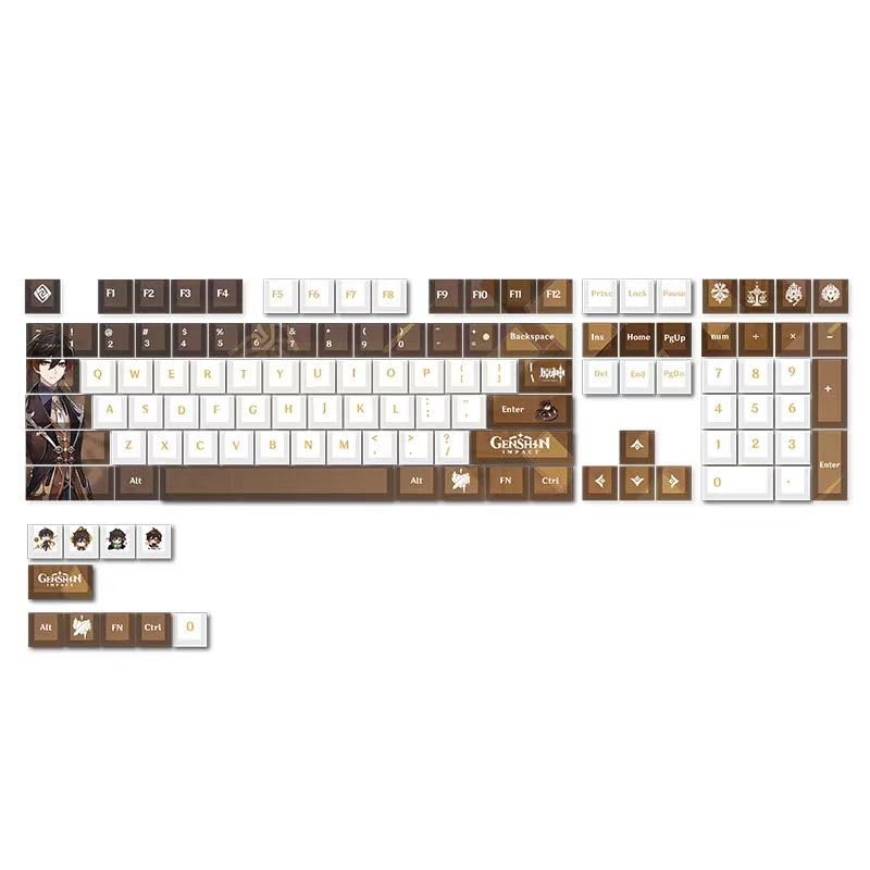 Amazon.co.jp: 原神 鍾離 キーキャップ pbtキーキャップ メカニカル