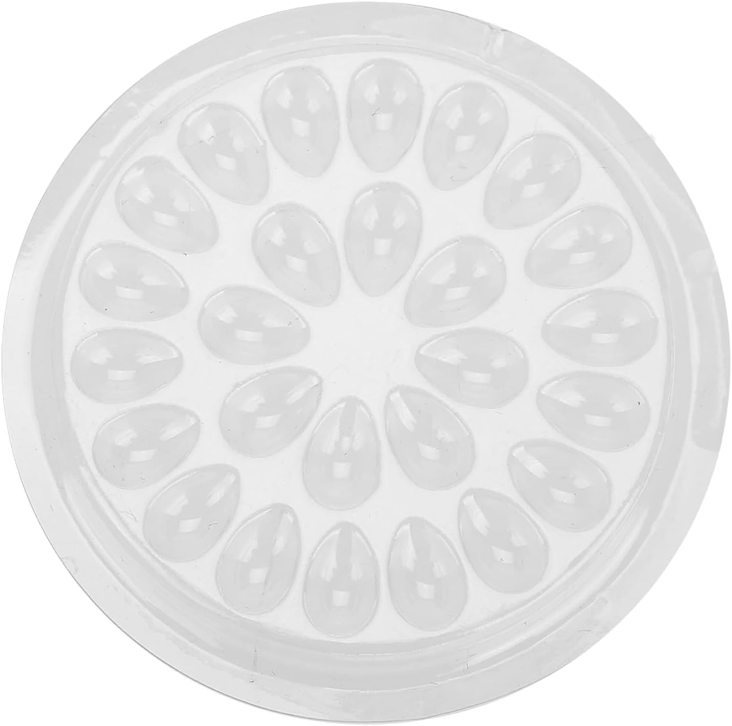 50Pcs False Eyelashes Glue Holder, Plastic Glue Sealing Flower Shape Glue Pad with 26 Pits Makeup Tools for Eyelash Extension False Eyelashes Glue Holder 50Pcs False Eyelashes Glue Holder, Plastic Glue Sealing Flower Shape Glue Pad with 26 Pits Makeup Tools for Eyelash Extension False Eyelashes Glue Holder