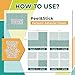 HASHI Puzzle Saver 20-Pack (12.4 x 15.3 Inches) with 20 Hangers, Easy Peel & Stick, No Mess, Adhesive Backing for Jigsaw Puzzles
