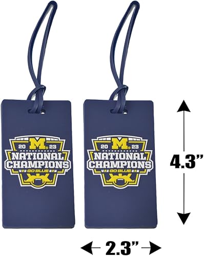 Miniatura 108 de Paquete de 2 etiquetas de PVC para equipaje de Alabama Crimson Tide