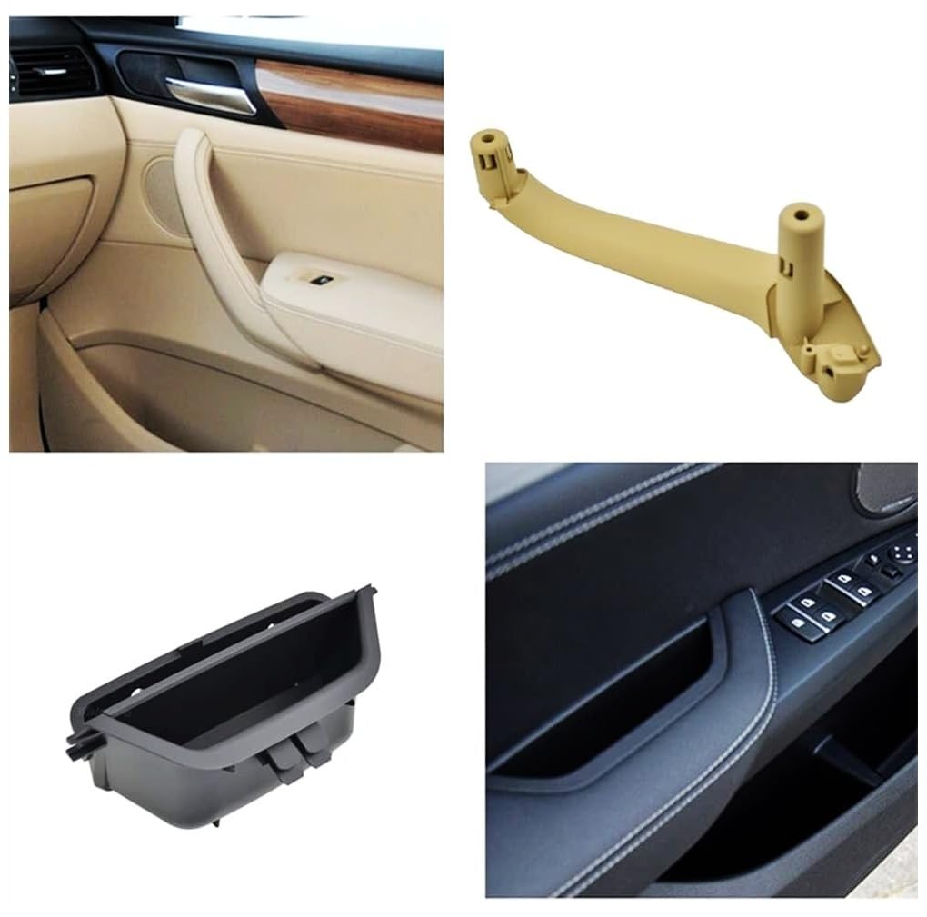 Copertura Maniglia Interna Portiera Maniglia interna porta anteriore sinistra Per BMW X3 X4 F25 F26 2010-2017 (guida a, guida a destra)