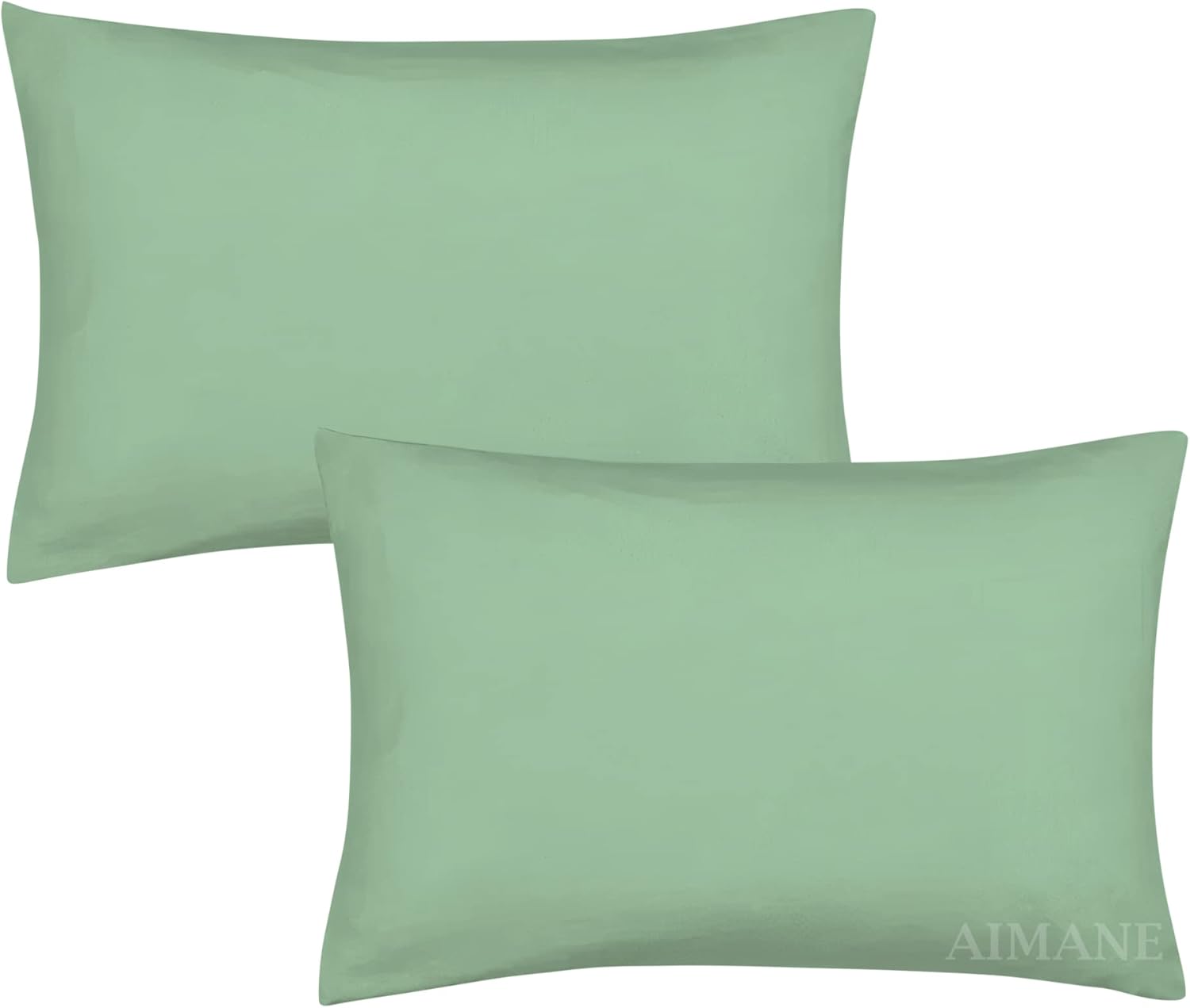 AIMANE® Percale Pair of Housewife Pillowcases 50 x 75 CM Polycotton