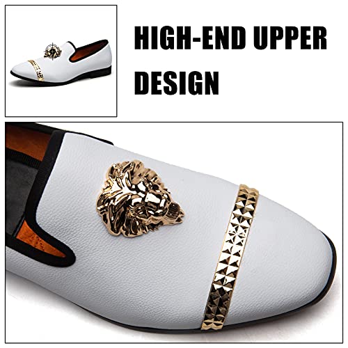 Image of JITAI Men's Fashion Loafers Wedding Shoes Loafers for Men Party Shoes