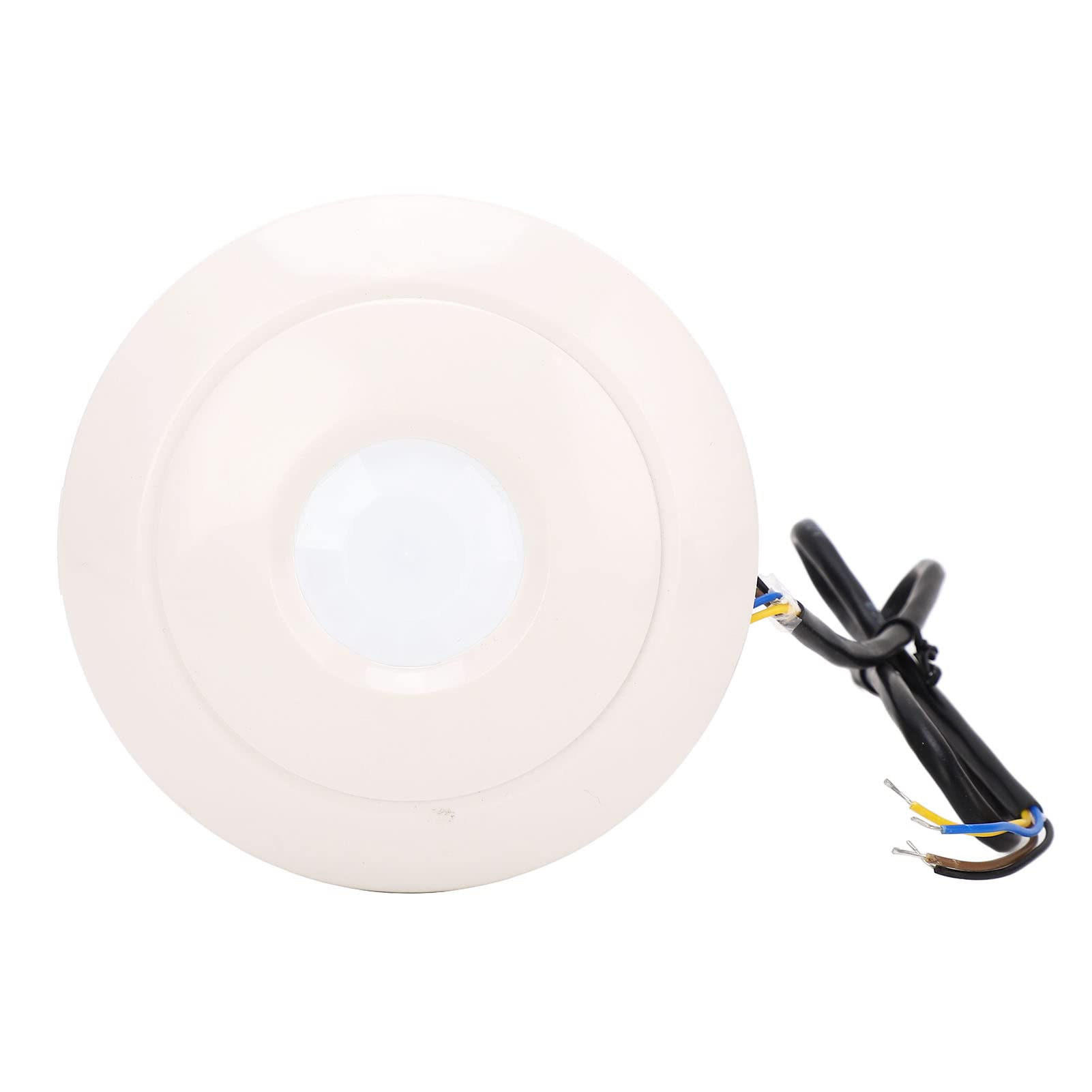 Oumefar Detector de Movimiento Infrarrojo Detección de 360° Sensor Antirrobo Avanzado para de Seguridad de Montaje en Techo Material ABS DC10-30V