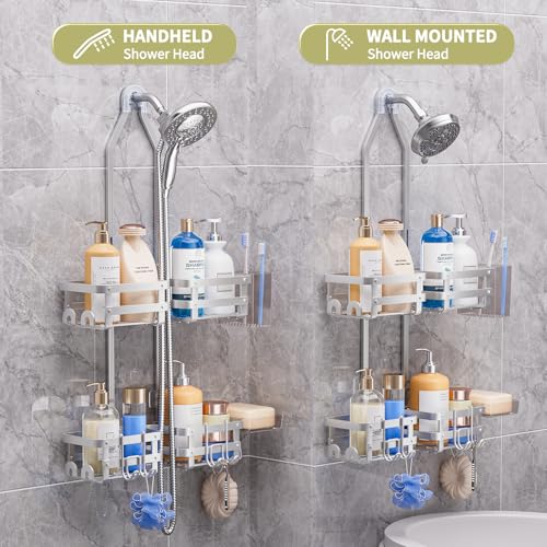 Aluminum Shower Caddy Hanging,Shower Caddy, Never Rust Shower Organizer - image 7