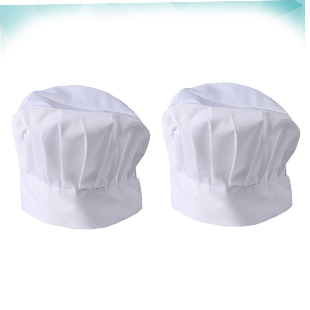 2kawałki Czapka Kucharza Szt Regulowana Czapka Antypollucyjna Elegancki Design Do Restauracji i Barów Oddychający Materiał Idealna Dla Kucharzy i Pracowników Gastronomii